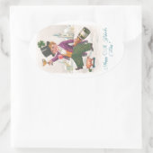 ヴィンテージハッピーSt patricks dayシャムロックシャンパーニュ 楕円形シール (バッグ)