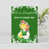 ヴィンテージハッピーSt patricks dayドータークローバーおもしろい シーズンカード (スタンド正面)