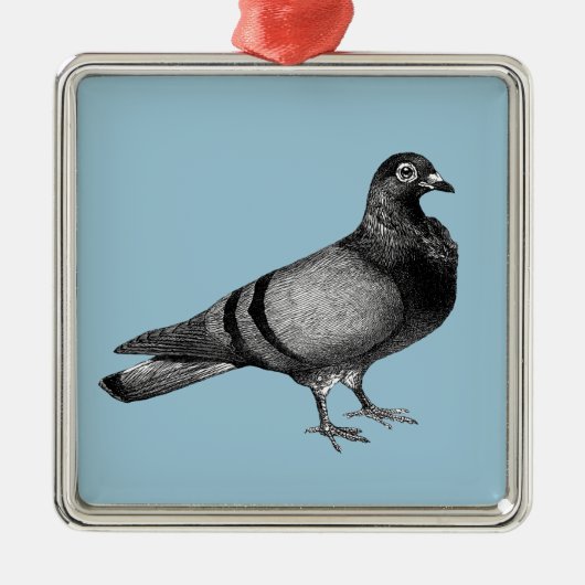 ヴィンテージハトギフト メタルオーナメント (正面)