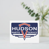 ヴィンテージハドソンパーツ記号 ポストカード (スタンド正面)