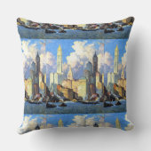 ヴィンテージハドソンリバーウォーターフロント クッション (裏面)