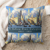 ヴィンテージハドソンリバーウォーターフロント クッション (ブランケット)