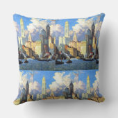 ヴィンテージハドソンリバーウォーターフロント クッション (裏面)