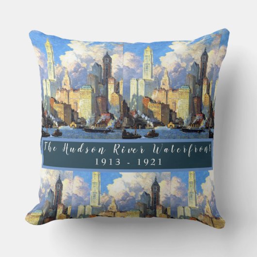 ヴィンテージハドソンリバーウォーターフロント クッション (正面)