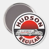 ヴィンテージハドソン定期ガソリン徴候 マグネット (正面/裏面)
