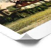 ヴィンテージハドンフィールドrdショートヒルズNJプリント ポスター (角)