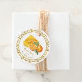 ヴィンテージハニカムオレンジインフォードハニーつるラベル フェイバータグ (インサイチュ)