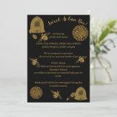 ヴィンテージハニカムビーブラック誕生発表 招待状 (スタンド正面)