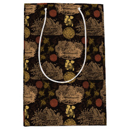 ヴィンテージハニカムビーブラック ミディアムペーパーバッグ