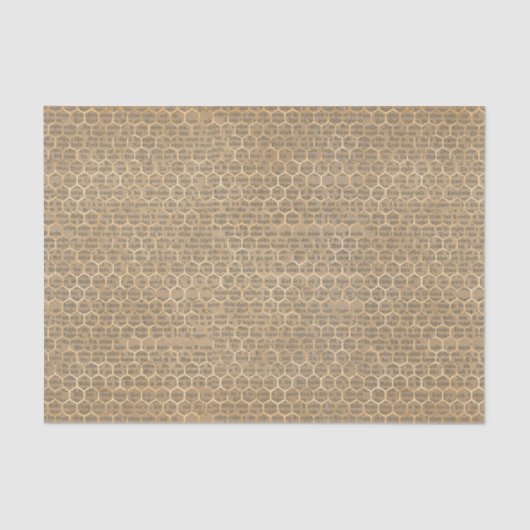 ヴィンテージハニカム 薄葉紙 (正面)