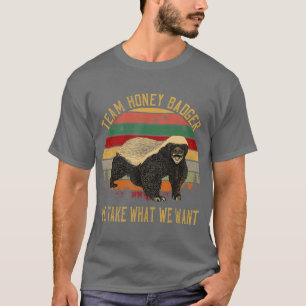ヴィンテージハニーアナグマチーム Tシャツ