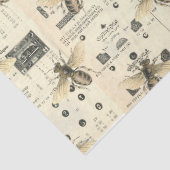 ヴィンテージハニービーシリーズデザイン10ティッシュペーパー 薄葉紙 (詳細)