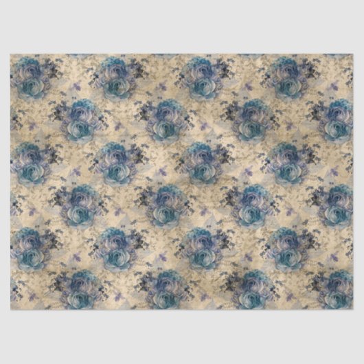 ヴィンテージハニービーシリーズデザイン16ティッシュペーパー 薄葉紙 (正面)