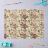 ヴィンテージハニービーシリーズデザイン2ティッシュペーパー 薄葉紙 (クラフト)