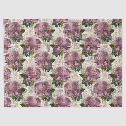 ヴィンテージハニービーシリーズデザイン5ティッシュペーパー 薄葉紙 (正面)