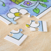 ヴィンテージハニービースケップガーデンコンフォローア ジグソーパズル (側面)