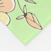 ヴィンテージハニービーデコール フリースブランケット (角)