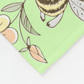 ヴィンテージハニービーデコール フリースブランケット (角)