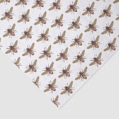 ヴィンテージハニービーパターン(の模様が)あるギフトラップティッシュペーパー 薄葉紙 (詳細)