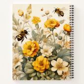 ヴィンテージハニービー植物学 ノートブック (裏面)