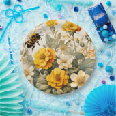 ヴィンテージハニービー植物学 ペーパープレート (パーティー)