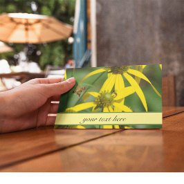 ヴィンテージハニービー ボタニカル サンクスノート ポストカード