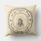 ヴィンテージハニーラベル クッション (裏面)