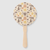 ヴィンテージハニー（昆虫）マルハナバチベビーシャワー ハンドファン (裏面)