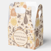 ヴィンテージハニー（昆虫）マルハナバチベビーシャワー フェイバーボックス (オープン)