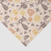 ヴィンテージハニー(昆虫)マルハナバチベビーシャワー 薄葉紙 (詳細)