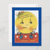 ヴィンテージハネディバレンタイン シーズンポストカード (正面/裏面)