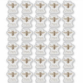 ヴィンテージハネビーとパリの住所 シール (正面)