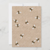 ヴィンテージハネビーバーラップリハーサルディナー 招待状 (裏面)