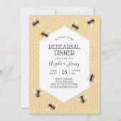 ヴィンテージハネビーリハーサルディナー 招待状 (正面)