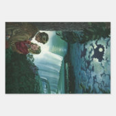 ヴィンテージハネムーンラブナイアガラ滝 ラッピングペーパーシート (正面3)