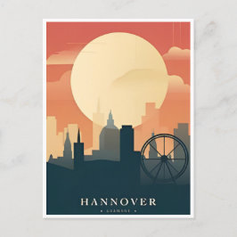 ヴィンテージハノーバードイツトラベルレーン ポストカード