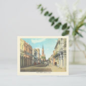 ヴィンテージハバナキューバ通りシーン ポストカード (スタンド正面)