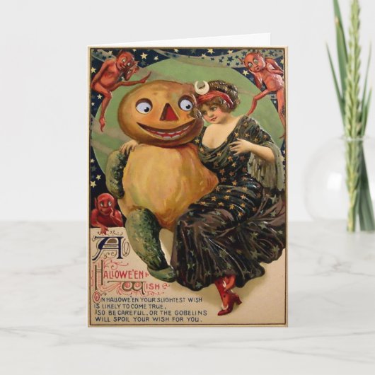 ヴィンテージハビクトリアンロウィーンカード シーズンカード (正面)