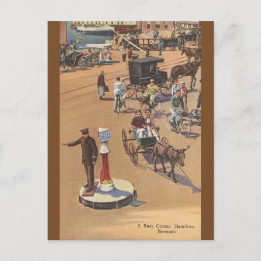 ヴィンテージハミルトンバミューダポストカード ポストカード (正面)