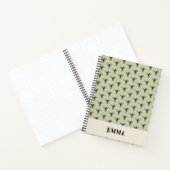 ヴィンテージハミングバパーソナライズされたッド ノートブック (内部)