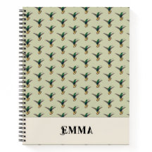 ヴィンテージハミングバパーソナライズされたッド