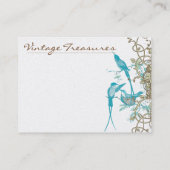 ヴィンテージハミングバーズスワールデザイン 名刺 (裏面)