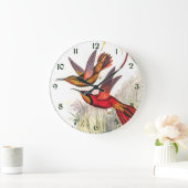 ヴィンテージハミングバーズバイジョングールド ラージ壁時計 (ホーム)