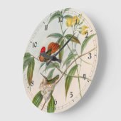 ヴィンテージハミングバーズバイジョングールド ラージ壁時計 (傾斜)