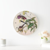 ヴィンテージハミングバーズバイジョングールド ラージ壁時計 (ホーム)