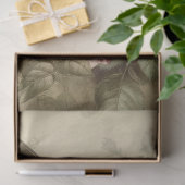 ヴィンテージハミングバードとピンクローズのデコページ 薄葉紙 (ギフト)