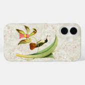 ヴィンテージハミングバードと蘭 Case-Mate iPhoneケース (裏面 (横))