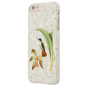 ヴィンテージハミングバードと蘭 Case-Mate iPhoneケース (裏面左)