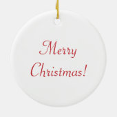 ヴィンテージハミングバードと開花トランペットつる植物 セラミックオーナメント (裏面)