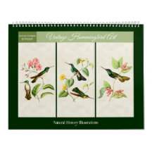 ヴィンテージハミングバードアート2025